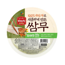 CJ 하선정 쌈무(와사비맛)350g, 350g, 40개