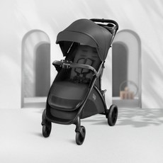 휴대용 접이식 유모차 디럭스 양대면 기내용 쌍둥이 방풍 자외선커버 미국 Babytrend 높은 풍경 유모차 경, 08 T9 야오시 블랙