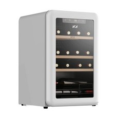 와인냉장고 소형 와인셀러 술 저장고 20병 저장 슬림, 하얀색