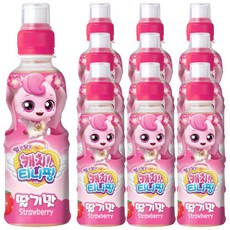 / 웅진 어린이음료 알쏭달쏭 캐치티니핑 딸기맛 200ml x 10pet, 1개
