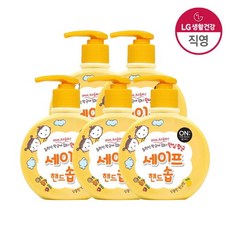 LG생활건강 온더바디 세이프 핸드솝 망고향 300ml 5개, 단품없음