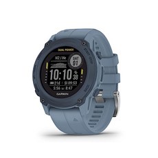 GARMIN 가민 다이빙컴퓨터 스킨스쿠버시계 다이버워치 태양열 충전 Descent G1 Dual Power, 허리케인 블루, 태양광 충전 가능 모델 - 가민다이빙컴퓨터