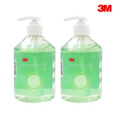 3M 새니타이저 손소독제 500ml, 2개