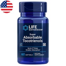 라이프익스텐션 토코트리에놀 50mg 비타민E 토코페롤 60정 Tocotrienols, 1개