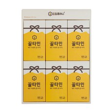 꿀타민 제주도 야생화벌꿀 스틱형 달콤허니4호선물세트, 1box, 12g