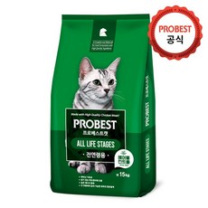 프로베스트 고양이 사료 그린 15kg, 없음, 1개