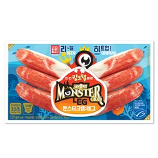 [한성기업] 진~한 킹크랩 풍미! 몬스터크랩 레그 120g, 1개