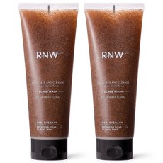 RNW 더 테라피 리프레싱 스크럽 투 바디워시 그린 플로럴향, 230ml, 2개