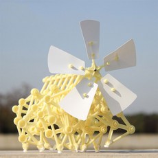 과학 교구 풍력 기계 로봇 Strandbeest 모델 키트 풍력 DIY짐승 chirldren을위한 창조적 인 과학 퍼즐 장난감, [01] 1
