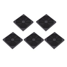 팬 5pcs 60mm 80mm 90mm 120mm pc 먼지 필터 방진 케이스 가드 그릴 보호대 커버 컴퓨터 메쉬 이동식 전면 플레이트, 5개 60mm, 5개