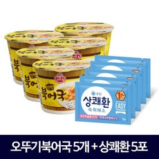 기타 숙취해소/해장세트 큐원 상쾌환+오뚜기 간편북어국 x 5개입