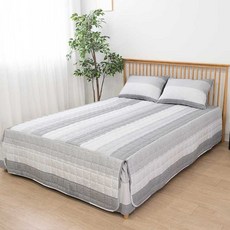 더블침대커버프릴