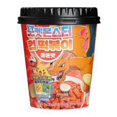 [포켓몬스터] 포켓몬 컵떡볶이 매운맛, 매운맛4P, 4개, 115g - 어린이짜장