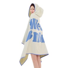 위크나인 로버 비치타올, 1개, 아이보리