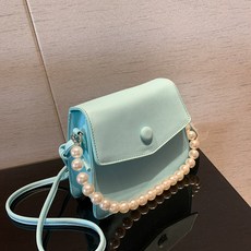 여성백 1073호 추동 소포녀 패션 올인원 진주 체인 토트 소녀 숄더 겸 크로스백Z