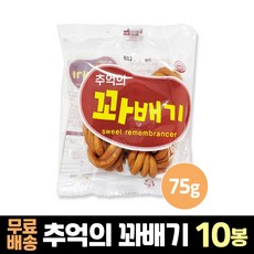 에코푸드 추억의 꽈배기, 75g, 10개