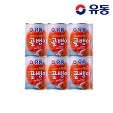 [유동] 깔끔하게 매운 자연산 골뱅이 300g x6개, 6개