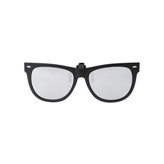 CAPTAIN STAG (캡틴 스태그) 캡틴 스태그 (CAPTAIN STAG) 클립 온 편광 선글라스 남성 웰링턴 미러 렌즈 매트 블랙 CSC-002-1 실버