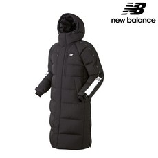 뉴발란스 챌린지 구스 롱 다운 공용 패딩 자켓 NBNP943033-BK