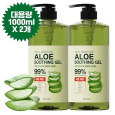 에이썸 대용량 알로에수딩젤 알로에베라 수분크림 1000ml, 2개