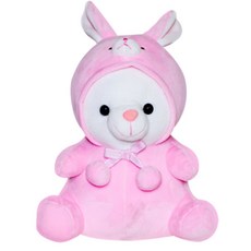 센스샵 곰 인형 토끼 부드러운 곰토끼 더블베어, 핑크색