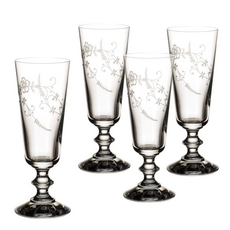 빌레로이앤보흐 Old Luxembourg 샴페인 플루트 4세트 170ml Villeroy&Boch