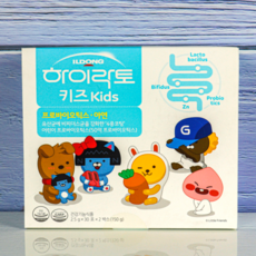 일동제약 하이락토 키즈 60포(30포 x 2박스 ) 프로바이오틱스 아연, 일동제약 하이락토 키즈 60포