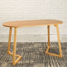 고재 커피 식탁 라운드 우드 테이블 브라운 인테리어, 자연색 120x57x70