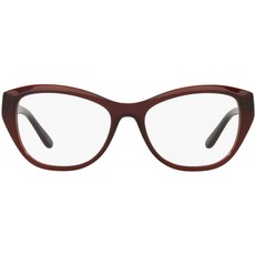랄프 로렌 여성용 RL6187 처방 안경테 투명 브라운 담배/데모 렌즈 54mm: 신발