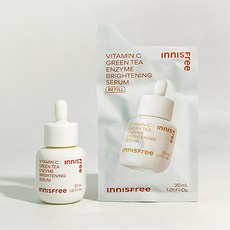 이니스프리 New 비타C 그린티 엔자임 잡티 토닝 세럼, 60ml, 1개