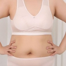 빅사이즈 인견원단 노와이어 브라 꿀땡 스포츠브라 쿨