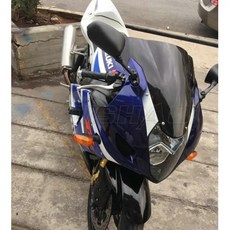 오토바이 더블 버블 앞유리 스크린 2003 스즈키 GSX-R1000 GSXR 1000 K3 K4 용 블랙 스모크, 01 Black - 더블케이cr4