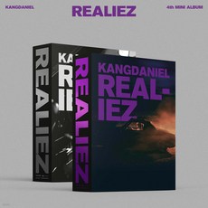 [특전 포토카드+포스터] [KANGDANIEL] 강다니엘 미니4집 랜덤1종 REALIEZ / 포토북+가사지+메세지티켓+스탬프스티커+큐브+필름포토+포토카드2종+스티커+타투스티커