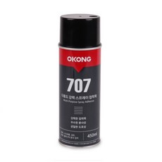 오공 707 다용도접착제 강력 스프레이 450ml 본드-1박스5개, 5개