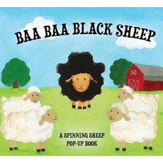 Baa Baa Black Sheep: A Spinning Nursery Rhyme Pop-Up Book Hardcover, Applesauce Press, English, 9781604336887