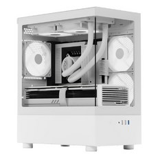 AMD 7500F/RTX4070 SUPER 조립 PC 데스크탑 게이밍 컴퓨터 어항케이스 C306, CASE1 비바리움 화이트 - amd7500