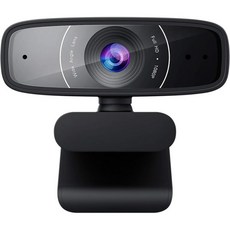 ASUS Webcam C3 1080p HD USB 카메라 - 빔포밍 마이크 기울기 조절 가능 360도 회전 넓은 시야 Skype Microsoft Teams 및 Zoom과