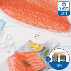 [동원공식] 동원 노르웨이 생연어 연어회, 생연어 1kg, 1개