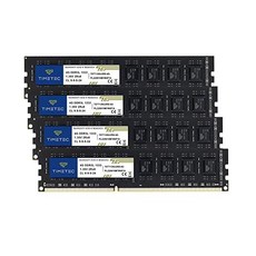 Timec 32GB KIT 4x8GB) DDR3 DDR3L 1333MHz PC310600 NonECC Unbuffered 1.5V 1.35V CL9 2Rx8 듀얼 랭크 240핀 U, 16GB KIT(4x4GB)