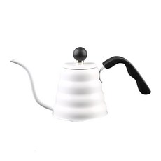 엘빈스 스테인리스 스틸 드립주전자 600ml, 1개, 화이트