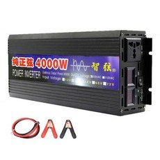 순수 사인파 인버터 전압 변압기 태양광 오프 그리드 전력 DC 12V AC 220V 50Hz 3000W 4000W, 1개