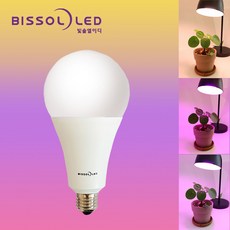 빛솔 led 식물 생장등 / 10W 15W 벌브형 전구 전등 조명 재배등 성장등