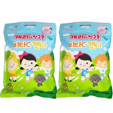 건강두배로 캐리와 친구들 비타C 캔디 복숭아맛 1000정, 2개 (2000정)