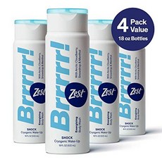 【赫54】 Zest Brrrrr 충격 바디 워시 18 4 팩 MI_9F7E 바디워시 바디클렌저 해피바스바디워시, mi 4 팩