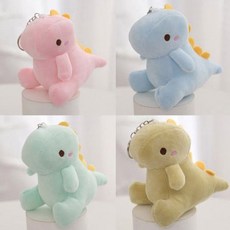 초 깜찍 귀여운 마카롱컬러 공룡 인형 가방 키링