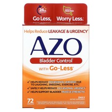 Azo Bladder Control Go-Less 함유 캡슐 54정, 72 개