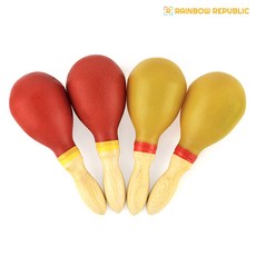 레인보우리퍼블릭 점보 마라카스, (레드), 1개