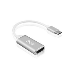 USB3.1 C타입 to HDMI 변환 컨버터 4K 실버, C to HDMI 컨버터 실버, 1개