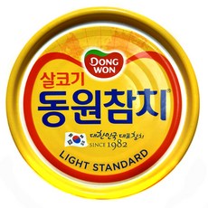 동원/통조림/동원참치 라이트 스탠다드 살코기 100g, 1개