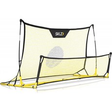 SKLZ Quickster Soccer Trainer 발리 패스 및 솔로 훈련을위한 휴대용 축구 리바운드 네트, 단일옵션